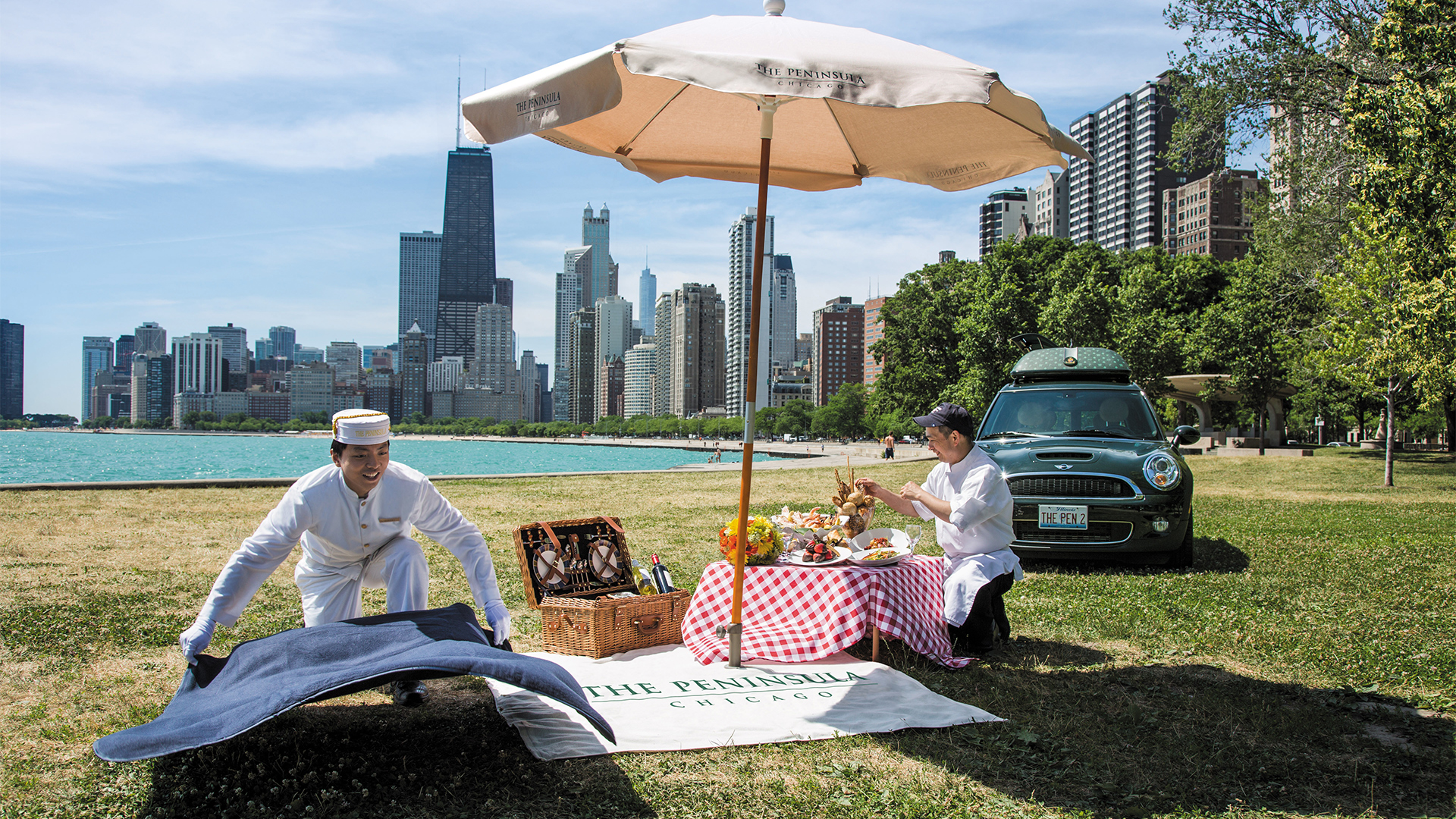 Private picnic romance courtesy of The Peninsula Chicago